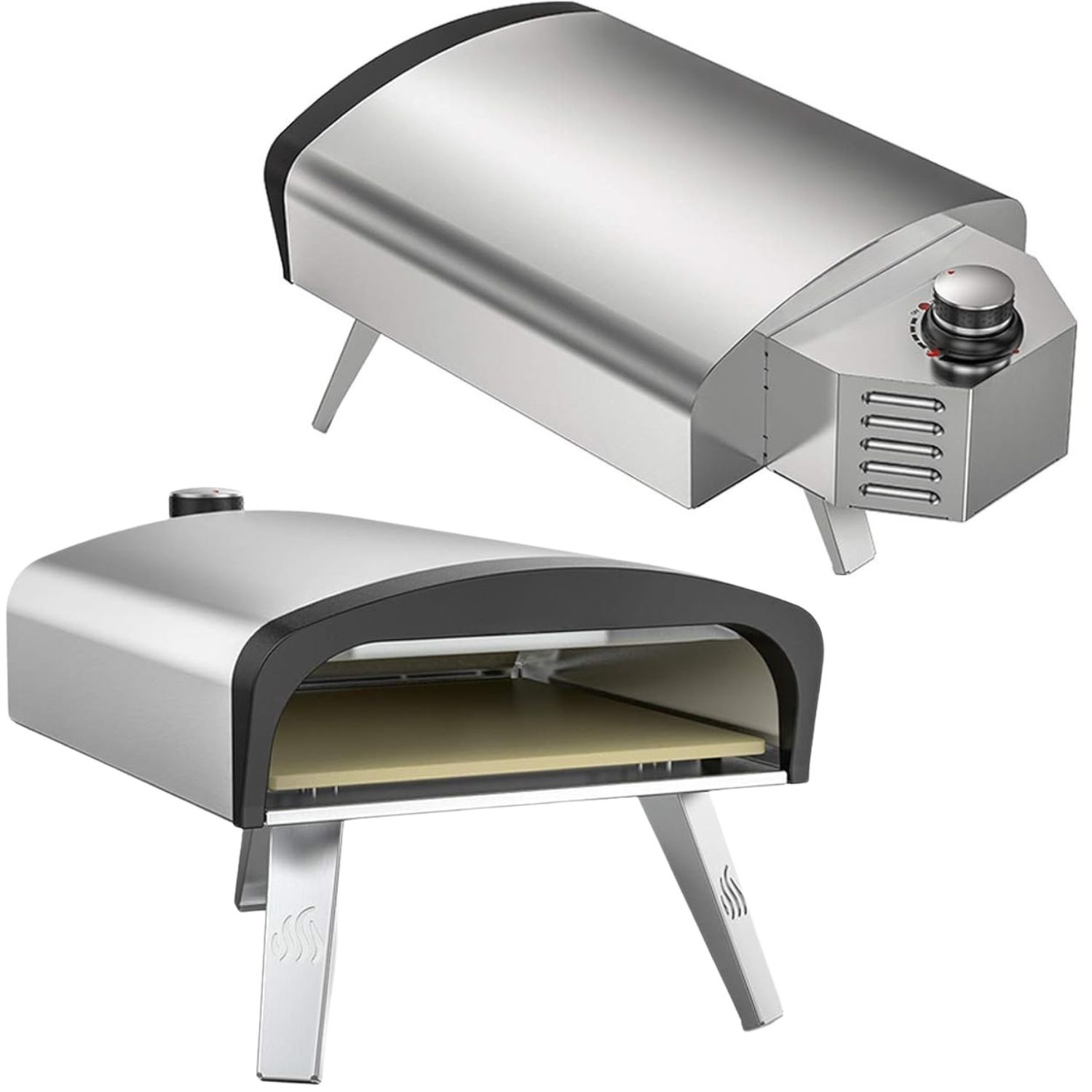 Pizza oven dimensions 53x53x29cm